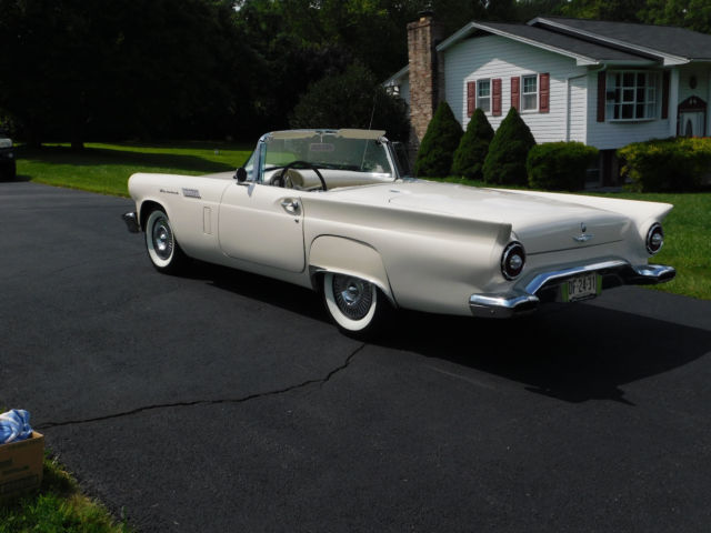 1957 Ford Thunderbird RARE Factory Opts, 3-Spd w/OD (video) - photo 8
