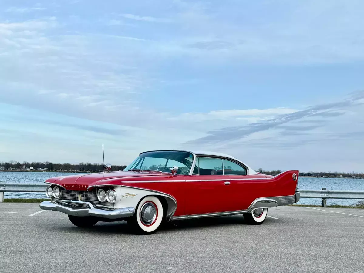 BEAUTIFUL 1960 PLYMOUTH FURY TWO DOOR HARDTOP RED/WHITE STUNNING CAR- NO RESERVE 1960 Plymouth Fury 2 Dr Hardtop Stunning Car - No Reserve!!