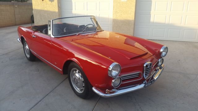 BEAUTIFUL 1963 ALFA ROMEO 2600 SPIDER +++ FREE ENCLOSED CARRIER SHIPPING 1963 Alfa Romeo Spider