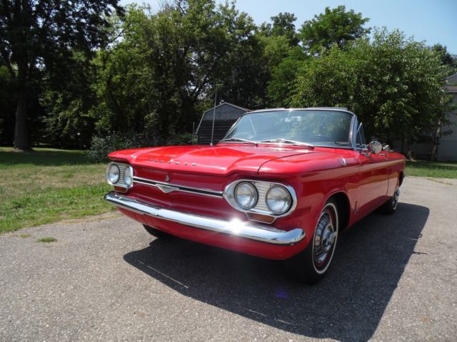 BEAUTIFUL 1964 CORVAIR MONZA CONVERTIBLE high performance 110 hp engine 1964 Chevrolet Corvair convertible high performance 110 hp engine