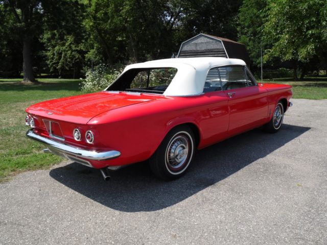 1964 Chevrolet Corvair convertible high performance 110 hp engine - photo 4