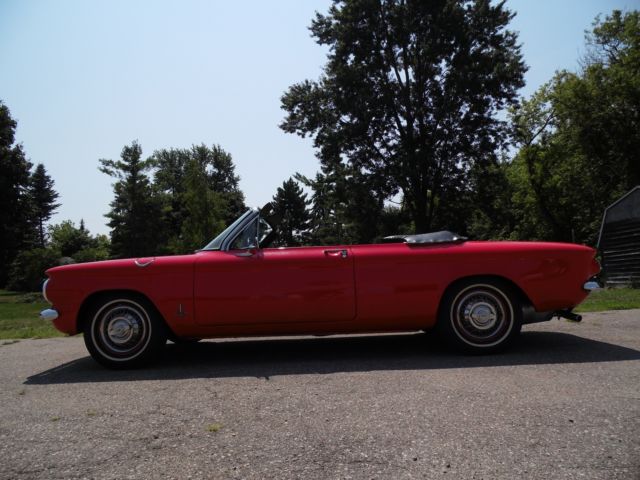 1964 Chevrolet Corvair convertible high performance 110 hp engine - photo 6