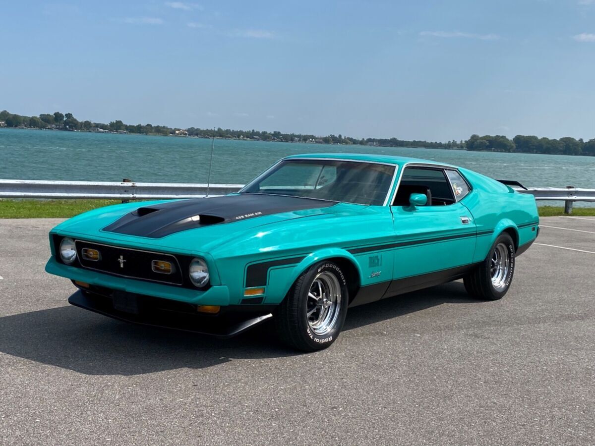 BEAUTIFUL 1971 FORD MUSTANG MACH 1 REAL 429 COBRA JET GRABBER GREEN - NO RESERVE 1971 Ford Mustang MACH 1 429 Cobra Jet - No Reserve!!