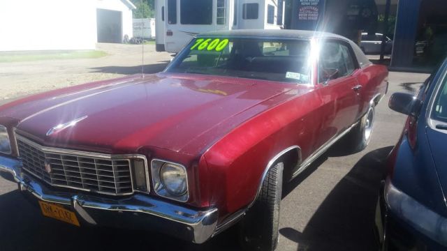 Beautiful 1972 Chevy Monte Carlo... Florida Car Very Clean and Solid! 1972 Chevrolet Monte Carlo Base Hardtop 2-Door