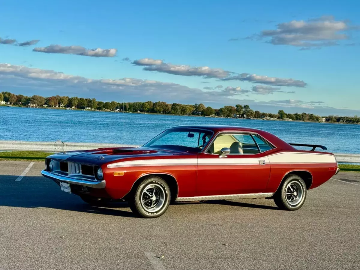 BEAUTIFUL 1974 PLYMOUTH CUDA 360 CID RARE COLOR COMBO A/C STUNNING- NO RESERVE!! 1974 Plymouth Barracuda Cuda 360 CID Rare Colors - No Reserve!!
