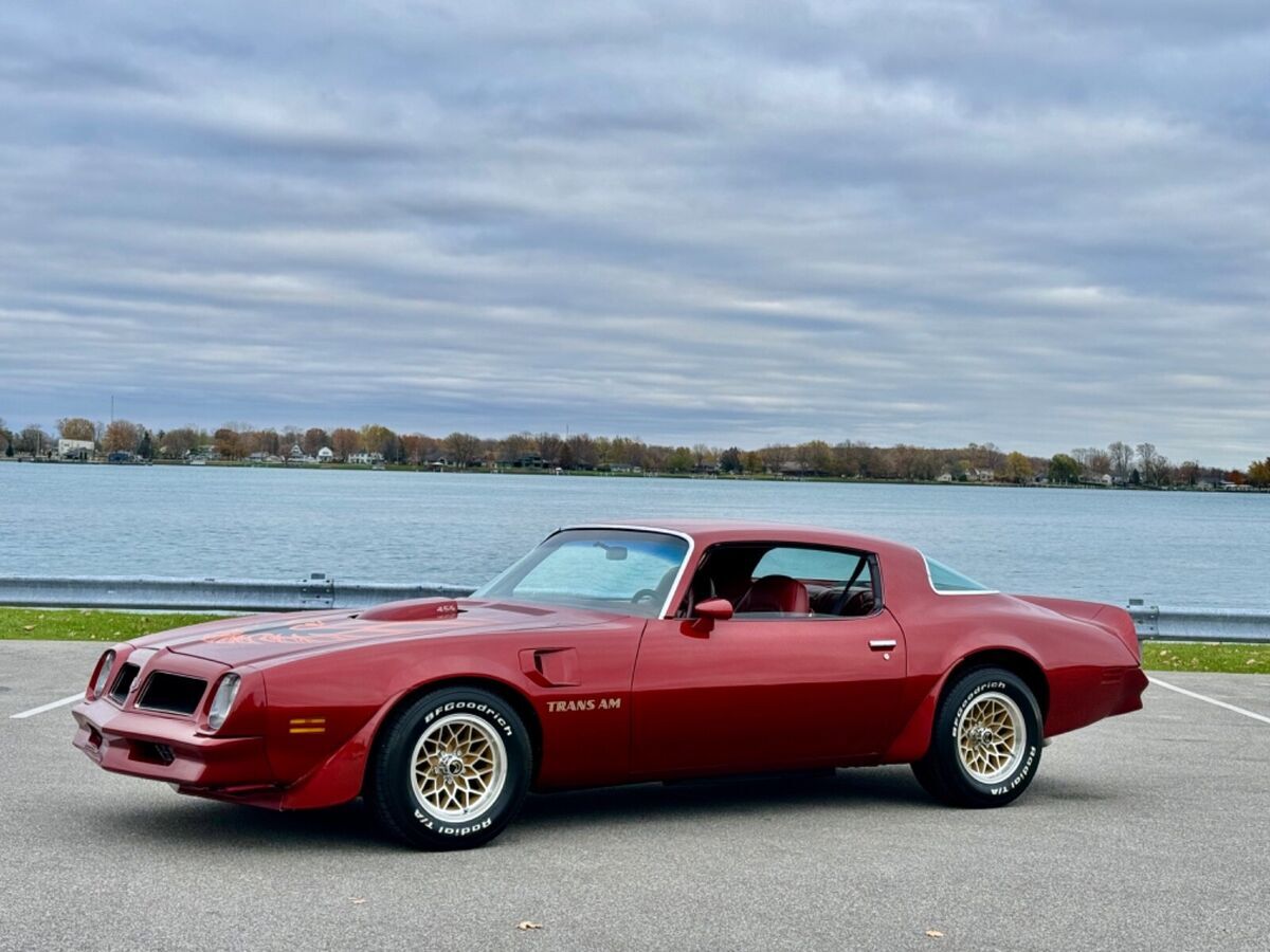 BEAUTIFUL 1976 PONTIAC TRANS AM FACTORY 455 4-SPEED RED/RED RESTORED FREE SHIP 1976 Pontiac Trans Am Restored Rare Factory 455 4-Speed!