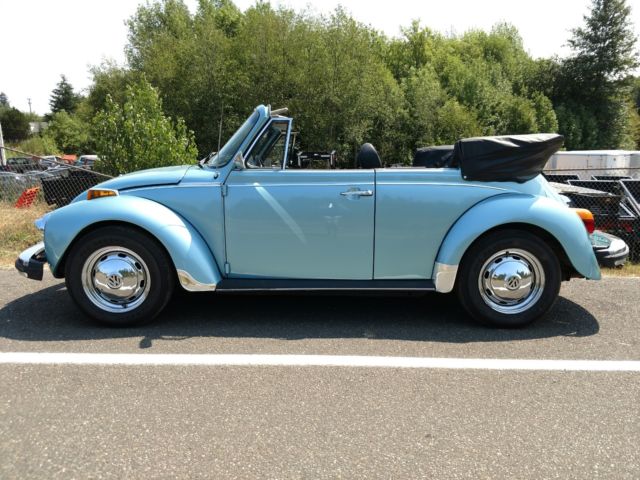 Beautiful 1979 VW Beetle Convertable 1979 Volkswagen Beetle - Classic Chrome