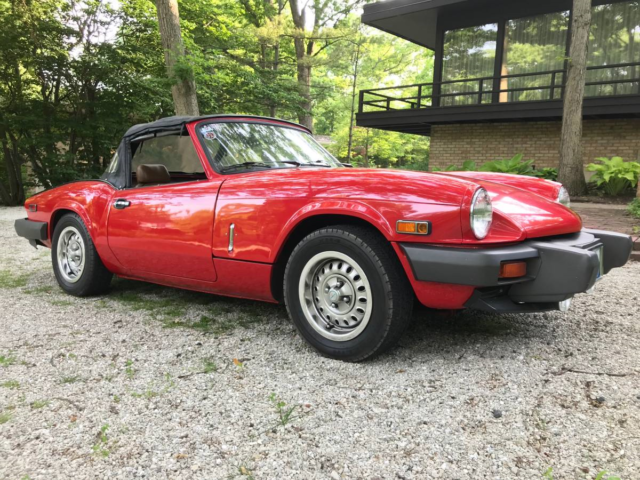 Beautiful 1980 Triumph Spitfire Convertible with Overdrive 1980 Triumph Spitfire