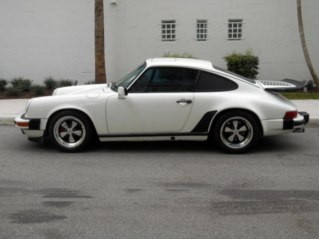Beautiful 1987 Porsche 911 G50 Coupe - White - Well maintained - Fuchs Wheels 1987 Porsche 911 Beautiful 1987 Porsche 911 G50 Coupe - White