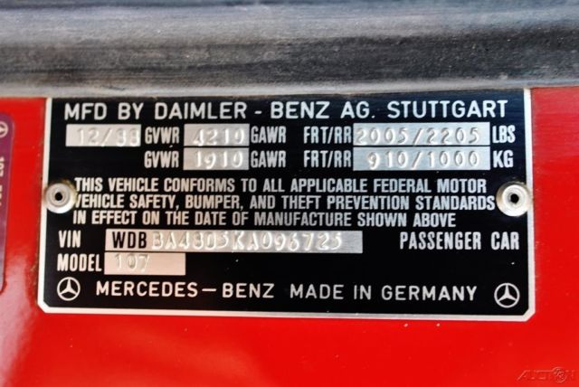 1989 Mercedes-Benz 500-Series 2 Dr Convertible - photo 13