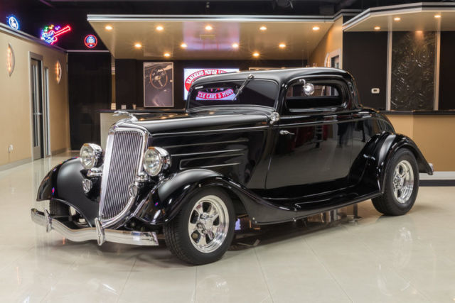 Beautiful 3-Window Coupe! 350ci V8, TH350 Automatic, A/C, Over $120k Invested! 1934 Ford 3-Window