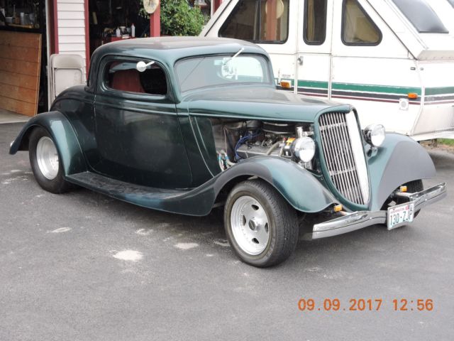 Beautiful 34, 3 window coupe, Suicide doors, chopped, tubbed & channeled. 1934 Ford 3 Window Coupe
