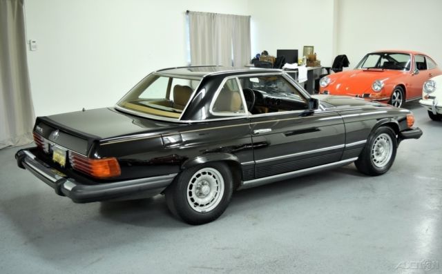 1983 Mercedes-Benz 500-Series 500SL EXCELLENT BLACK/TAN COLOR COMBINATION - photo 7