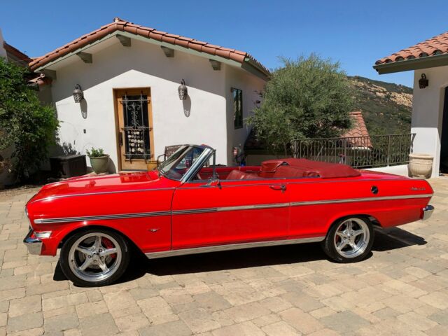 Beautiful 63' Chevy Nova Super Sport w/white convertible in pristine condition. 1963 Chevrolet Nova SS Sport