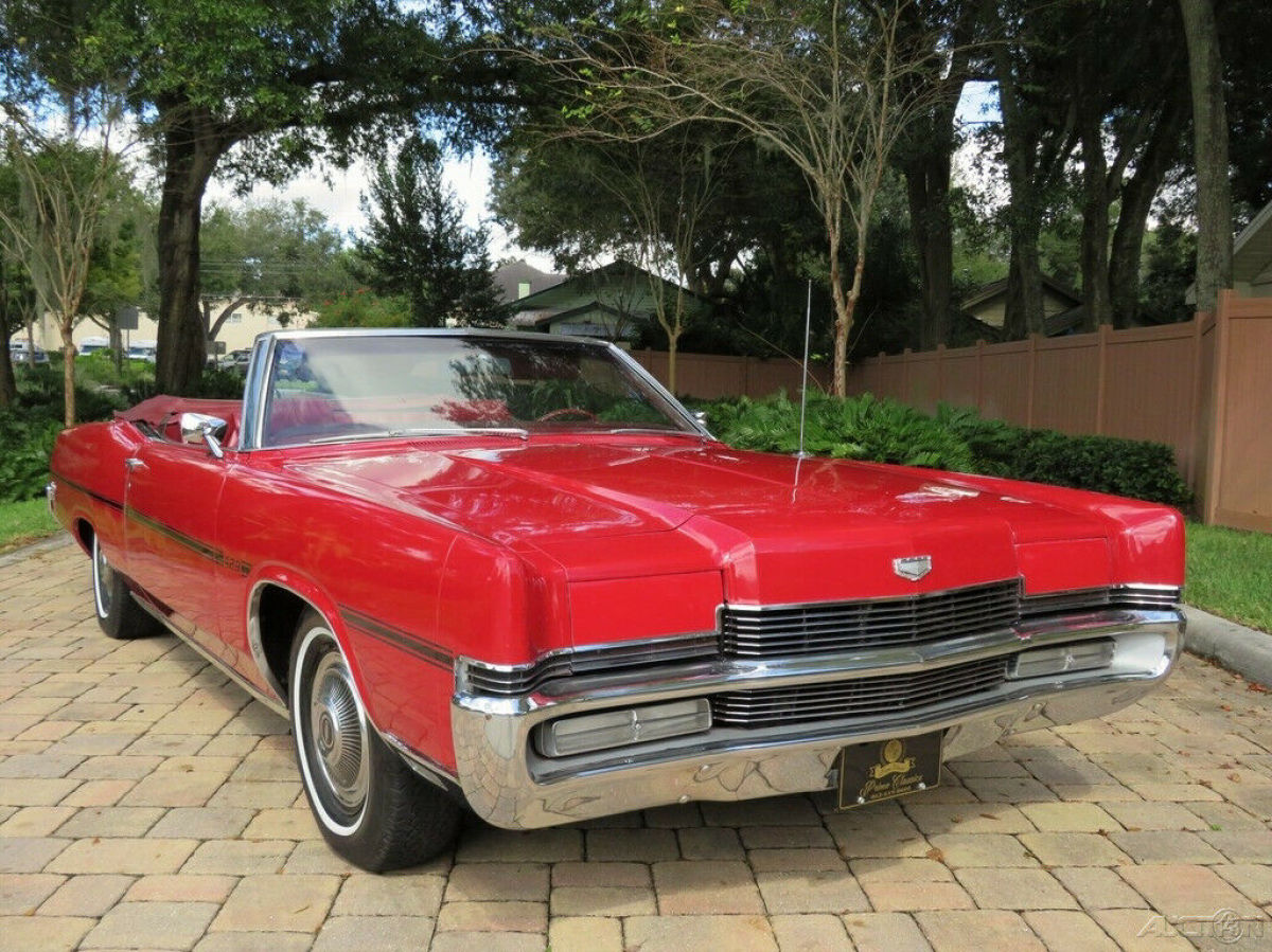 Beautiful 69' Grand Marquis K-Code 429 V8 Automatic Leather 60k Miles 1969 Mercury Grand Marquis 429 Convertible Very Rare Classic! Red on Red!