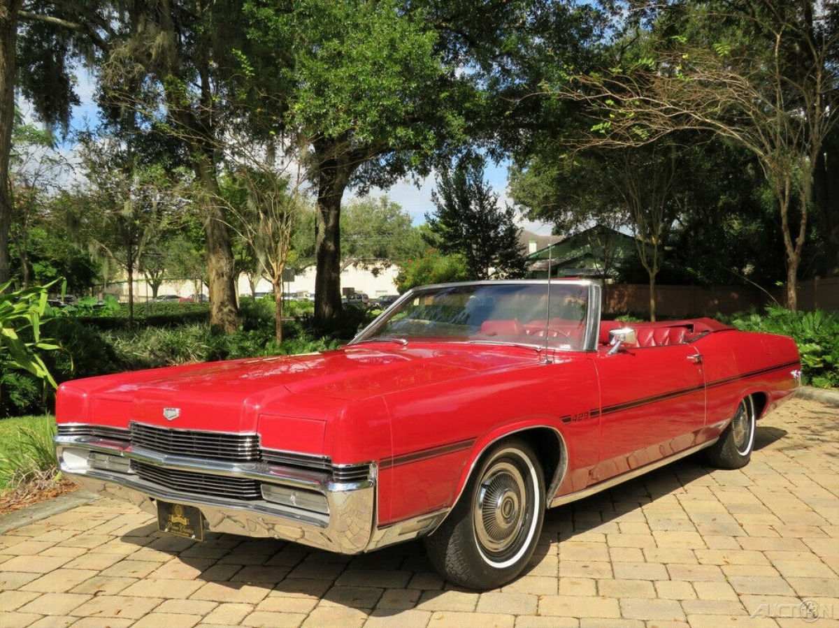 1969 Mercury Grand Marquis 429 Convertible Very Rare Classic! Red on Red! - photo 2