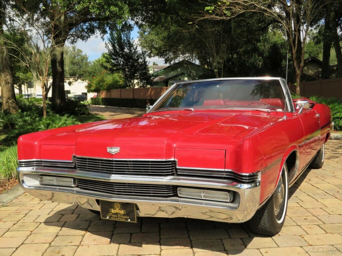 1969 Mercury Grand Marquis 429 Convertible Very Rare Classic! Red on Red! - photo 3