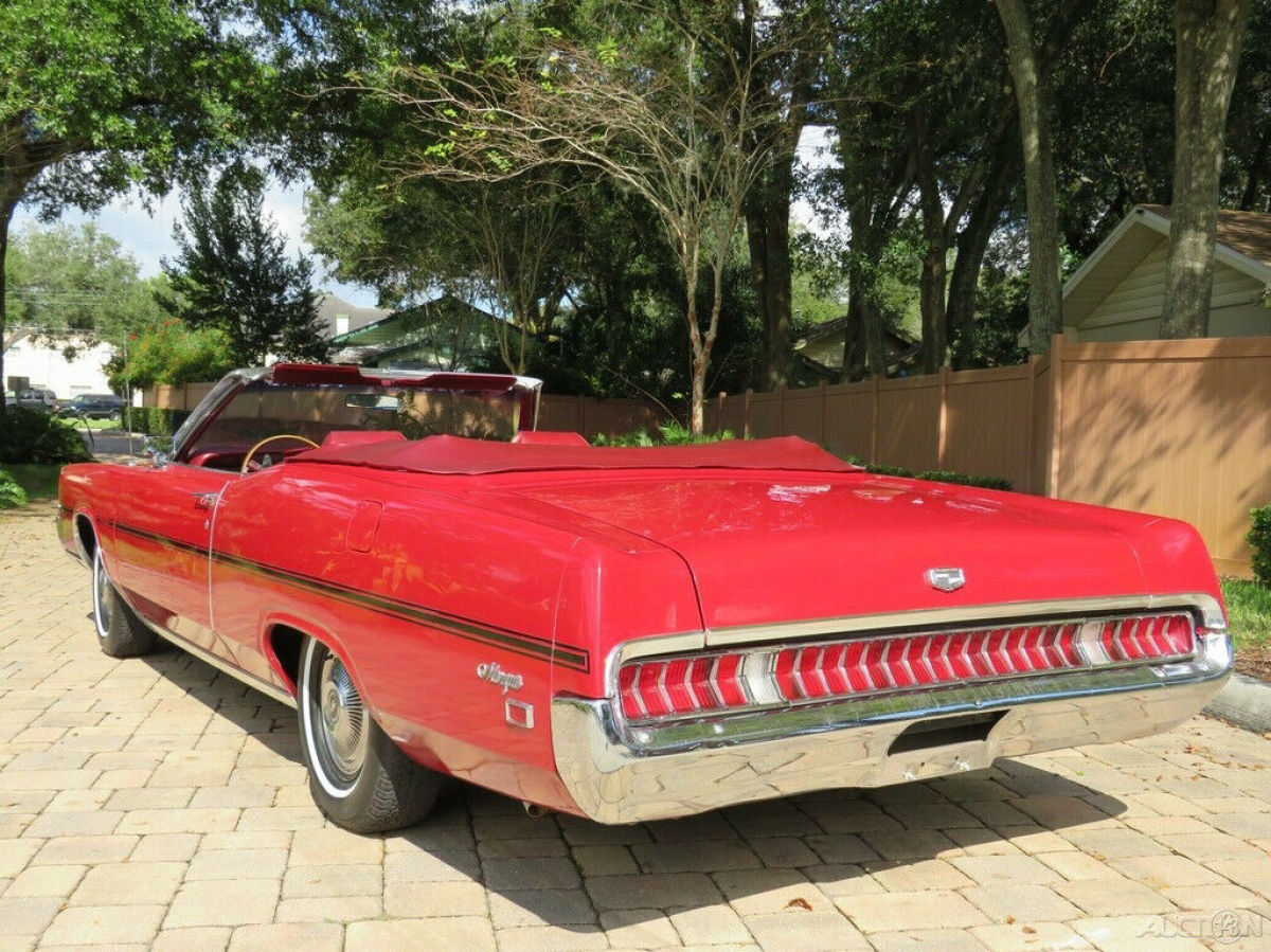 1969 Mercury Grand Marquis 429 Convertible Very Rare Classic! Red on Red! - photo 5