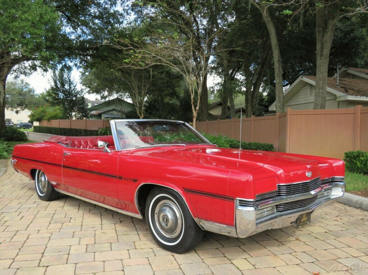 1969 Mercury Grand Marquis 429 Convertible Very Rare Classic! Red on Red! - photo 9