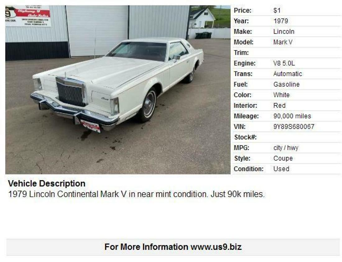 1979 Lincoln Continental - photo 2