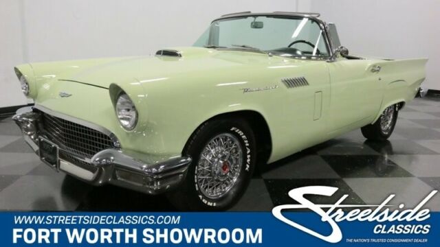 Beautiful Baby Bird in Willow Green! 312 V8, Auto, A/C, PS/B w/ 4 Wheel Discs 1957 Ford Thunderbird --