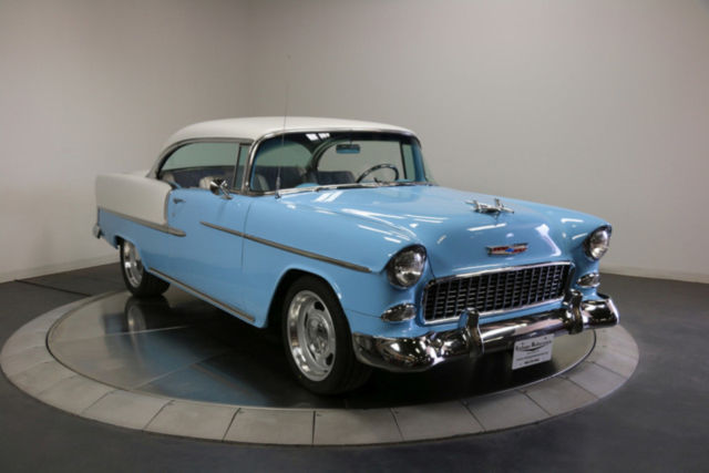 Beautiful baby blue/frost white two tone 1955 Chevrolet Belair