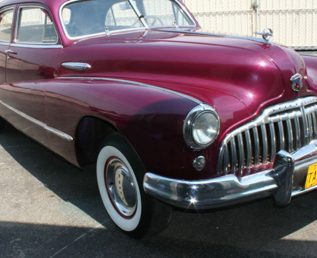 BEAUTIFUL BURGUNDY 1946 BUICK SUPER MODEL 51 FOUR DOOR SEDAN. 1946 Buick Other