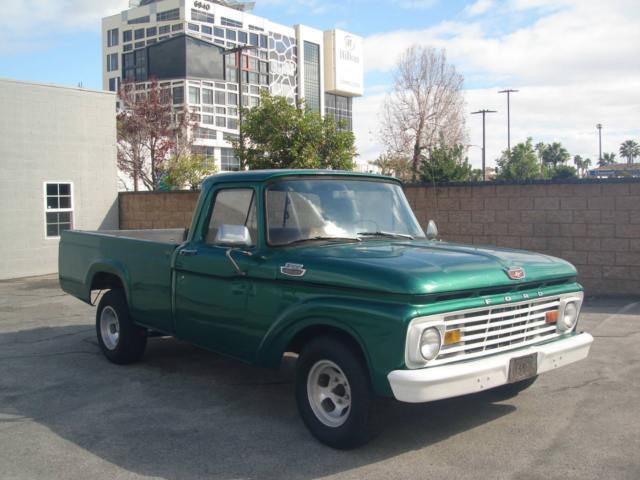 Beautiful CA 1963 Ford F100 Pick up 4 spd, 94k mi Orgnl, Rn & Lk Gd,Real Classic 1963 Ford F-100 Pick up 4 spd, 94k mi, Orgnl cond, Real Classic