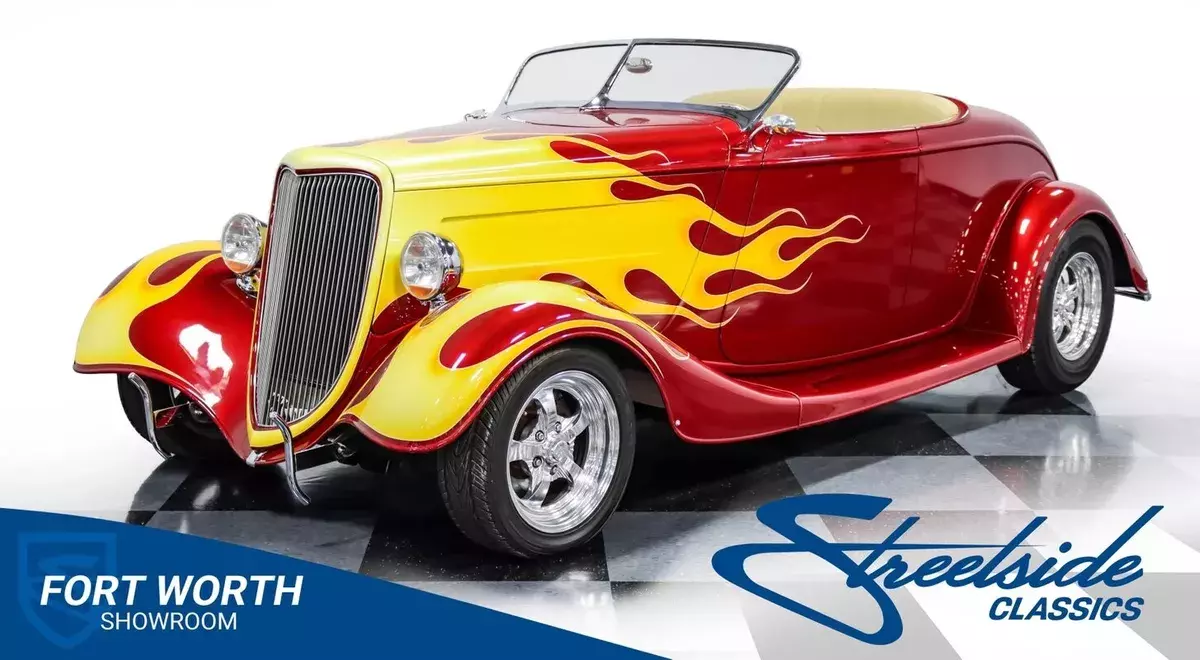 Beautiful California Build! Westcott Body, Crate 350 V8, Auto, Leather, Frt Disc 1934 Ford Roadster Streetrod