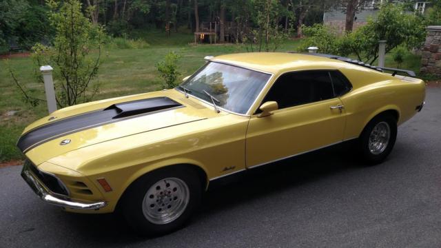 Beautiful California Mach1 Grabber Yellow, AC, PS, PDB 1970 Ford Mustang Mach 1