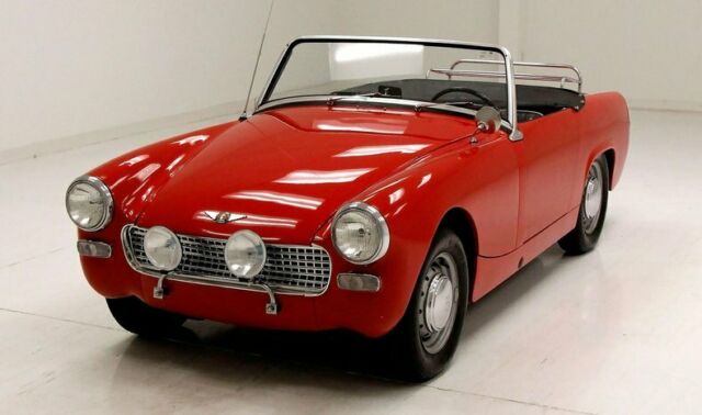 Beautiful Chrome Nice Red Paint Clean Undercarriage Snappy 1098 CC Mill 1962 Austin Healey Sprite MKII