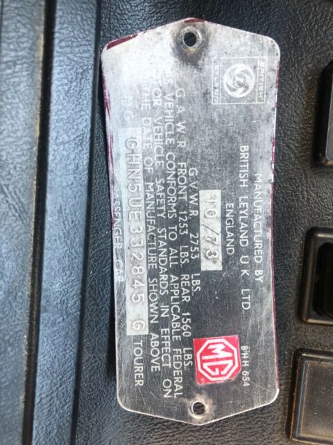 1979 MG MGB - photo 7