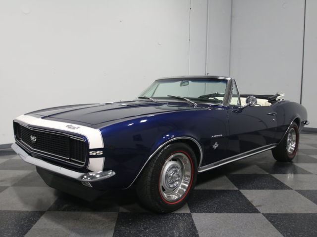 BEAUTIFUL DROPTOP 1ST GEN RS/SS, #'S MATCH 350 L48, AUTO, PWR STEER/BRAKES, A/C 1967 Chevrolet Camaro