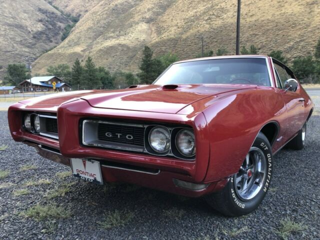BEAUTIFUL FACTORY RED ON RED PHS DOCUMENTED GTO 1968 Pontiac GTO