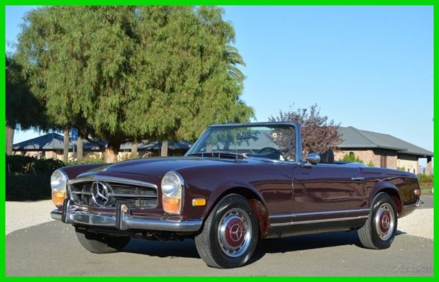 BEAUTIFUL "GARAGE FIND" 280SL PAGODA FACTORY-ORIG FLOORS & FENDERS NEW LEATHER 1970 Mercedes-Benz SL-Class 280 SL PAGODA ROADSTER