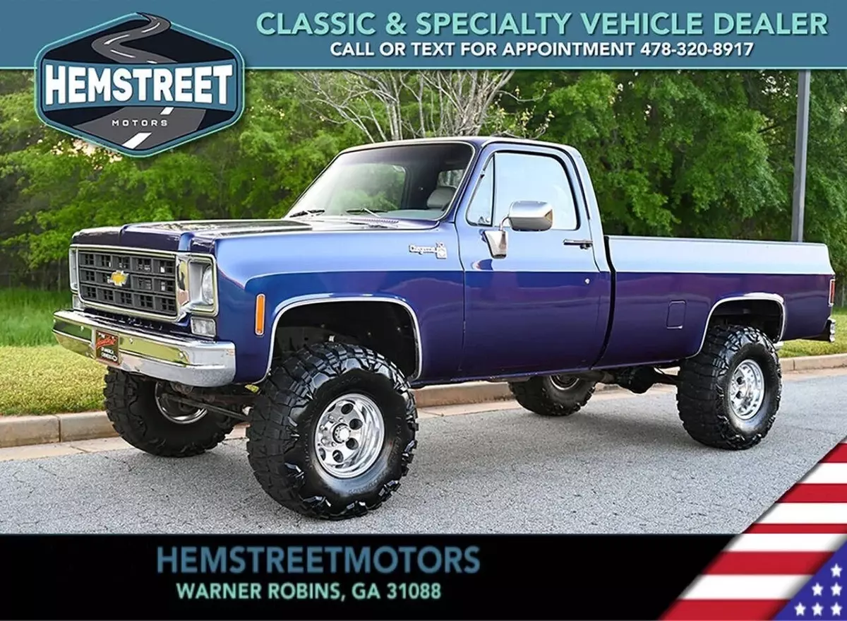 Beautiful K10 4x4 square body chevrolet fully frame off restored!! 1977 Chevrolet C/K 10 Series K10 4x4