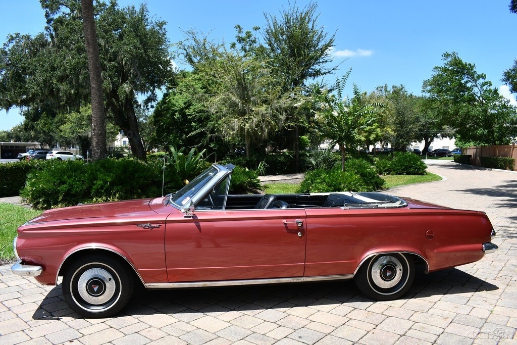1965 Plymouth Valiant No Reserve Signet convertible buckets console Automatic !! - photo 2