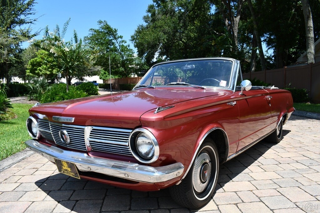 1965 Plymouth Valiant No Reserve Signet convertible buckets console Automatic !! - photo 4