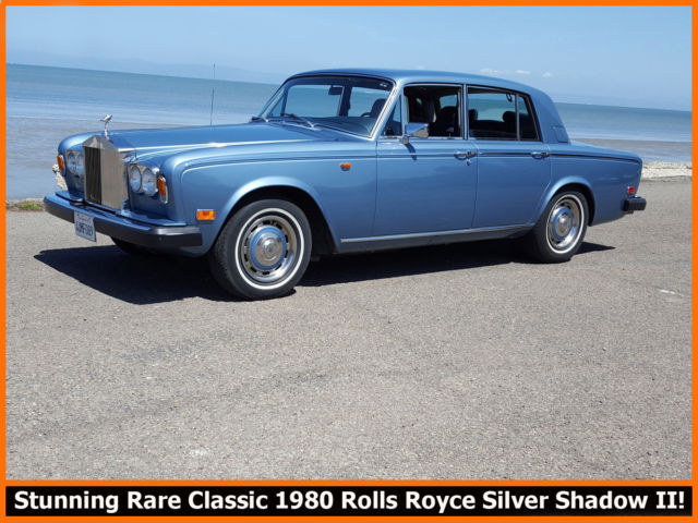 BEAUTIFUL RARE LAST-YEAR CLASSIC 1990 ROLLS ROYCE SILVER SHADOW II.LOW RESERVE! 1980 Rolls-Royce Silver Shadow