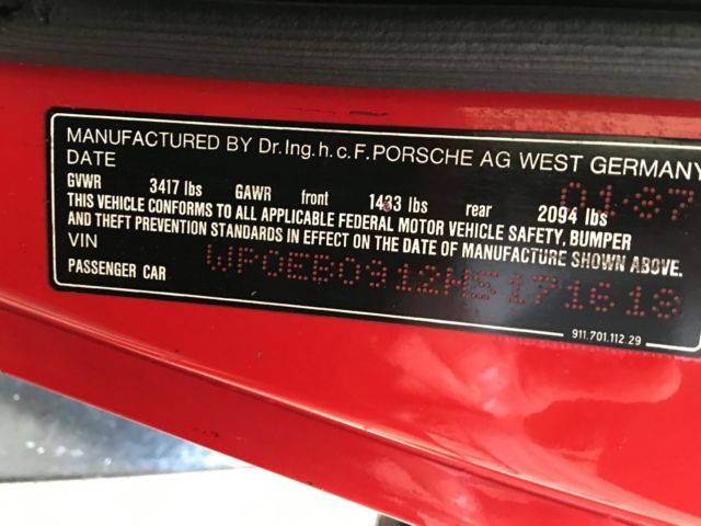 1987 Porsche 911 Carrera - photo 11