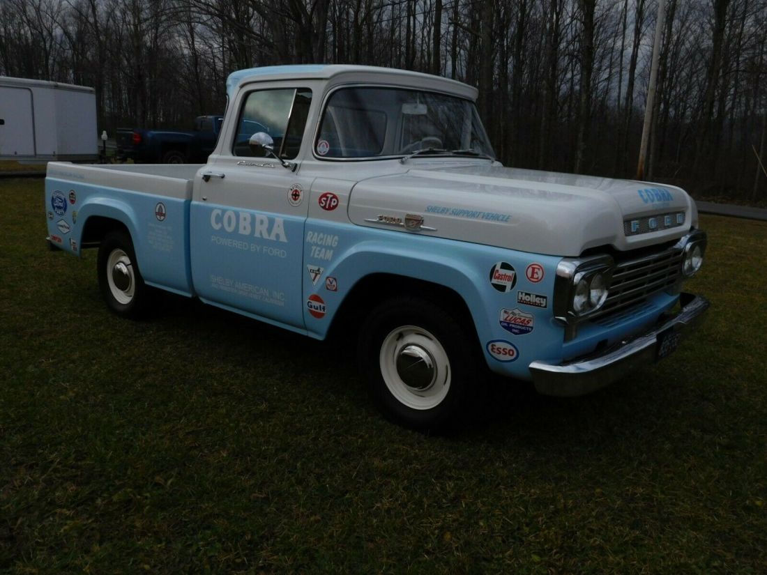 BEAUTIFUL RESTORATION- (SHELBY TRIBUTE) very solid and professionally painted!!! 1959 Ford F-100