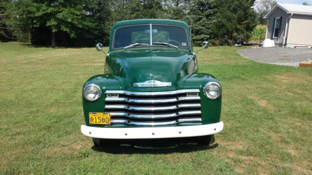 BEAUTIFUL RESTORED ANTIQUE "1953 Chevrolet 3100 Pickup 1/2 Ton" 3 spd 6cyl green 1953 Chevrolet Other Pickups 3100 1/2 ton