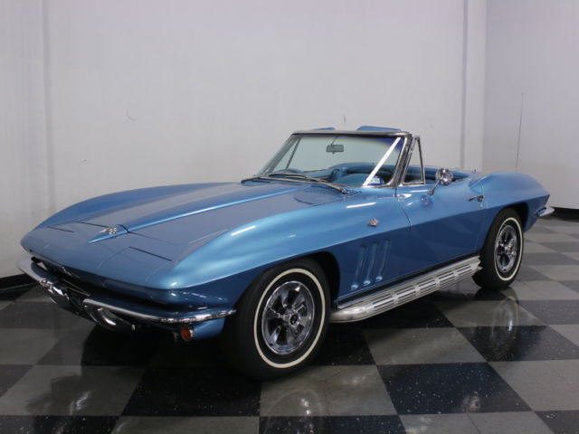 BEAUTIFUL ROADSTER IN ITS PROPER COLORS, 327 V8, MUNCIE 4 SPD, PWR DISCS, NICE!! 1965 Chevrolet Corvette