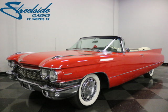 BEAUTIFUL SERIES 62, BELIEVED TO BE A 3 OWNER - 86K ACTUAL MILES CAR, R134a A/C 1960 Cadillac Series 62 Convertible
