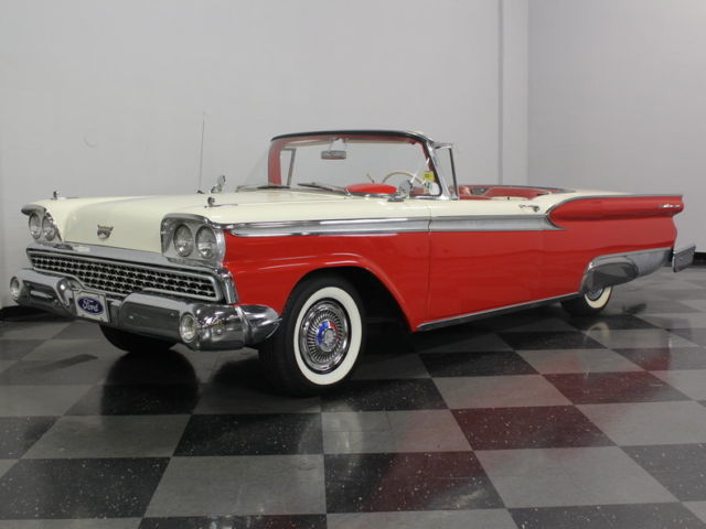 BEAUTIFUL SKYLINER RETRACTABLE! 332 V8 W/ 3 SPEED AUTO, VERY CLEAN 50'S CRUISER! 1959 Ford Skyliner