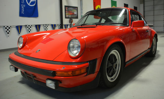 Beautiful unmolested 1982 911 Guards Red Coupe with only 69k mlles! WOW! 1982 Porsche 911 SC Coupe 2-Door