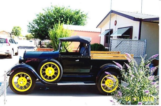 Beautiful, well maintained 1929 Ford Model A Roadster pickup truck 1929 Ford Model A