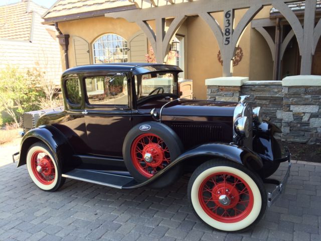 Beautifully Restored 1930 Ford Model A in Show Condition 1930 Ford Model A Coupe with Rumble Seat