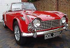 Beautifully Restored 1965 Triumph TR-4,all rust removed, engine, tranny rebuilt 1965 Triumph TR4 leather