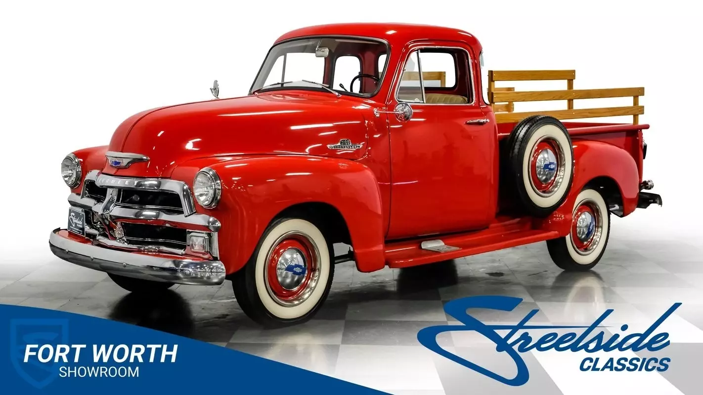 Beautifully Restored! 235 Inline 6 w/ Very Rare Factory 4 Speed Trans! 1955 Chevrolet 3100 5 Window Pickup